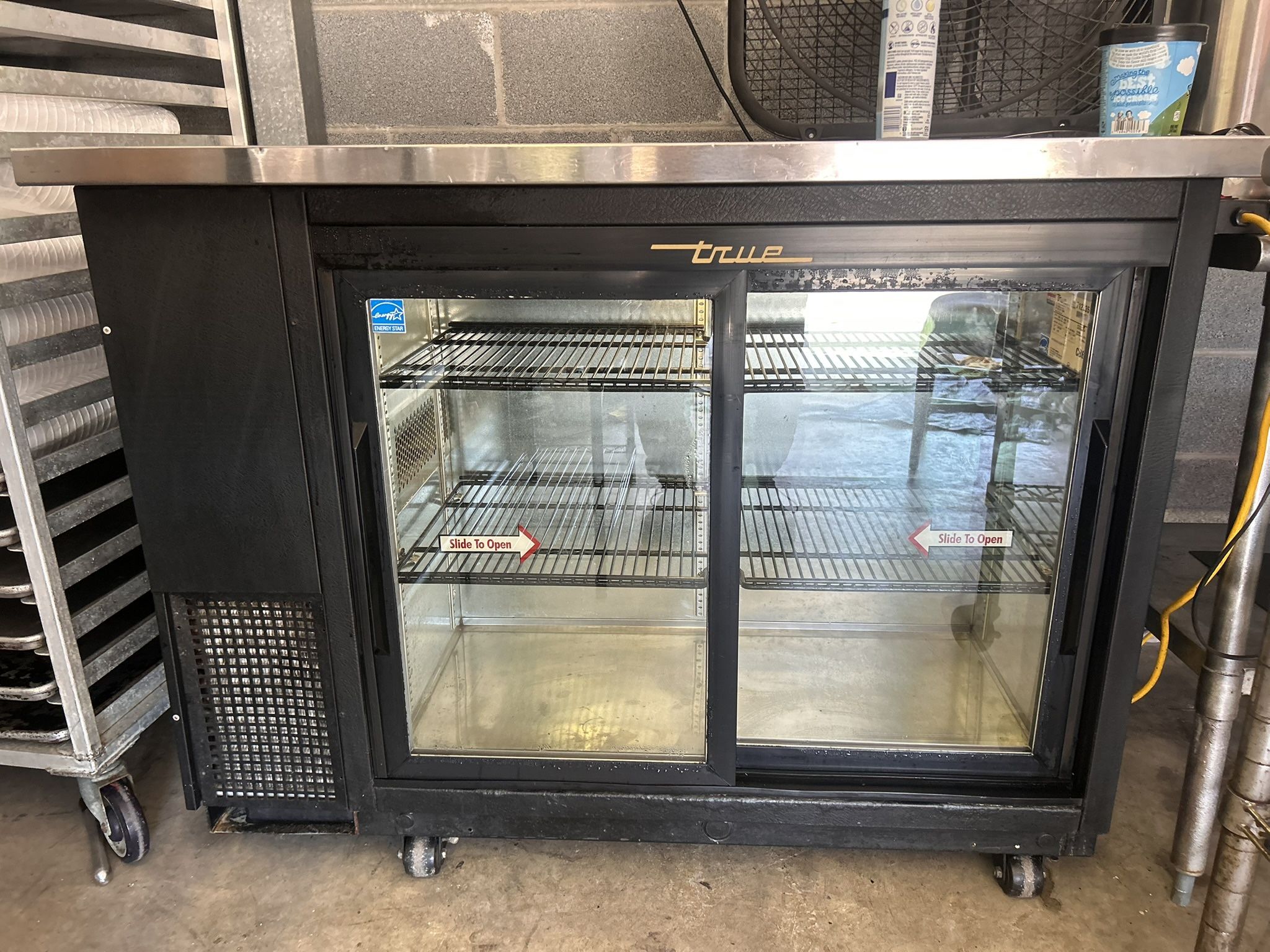 True Sliding Glass Cooler