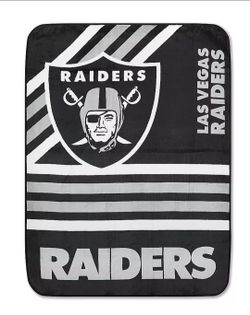Las Vegas Raiders NFL Football Throw Blanket 60"×80"