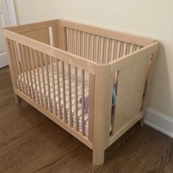 Baby Bassinet Natural Wood