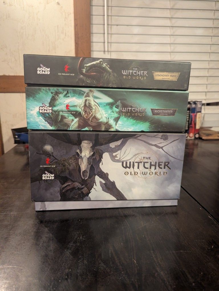 Witcher Old Work Kickstarter ( Deluxe) Boardgame