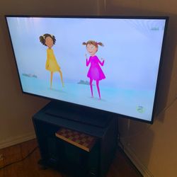 50 Inch Smart TV Monitor With Stand And 2.1 Speakers Google Chromecast