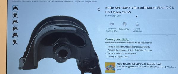 Differential Rear Mount 