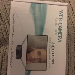 New in package web camera for HD 1080 P auto focus only $30