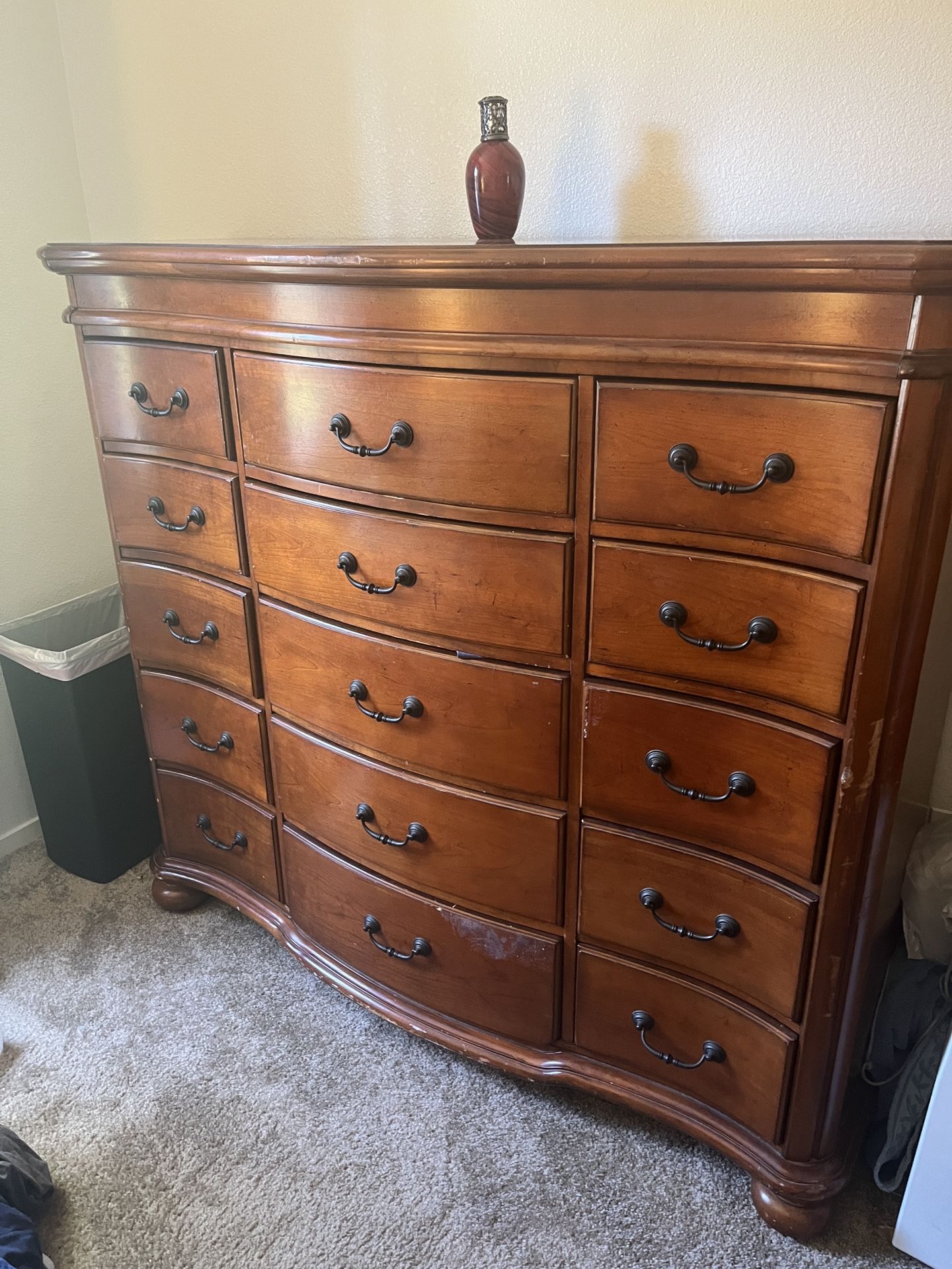 15 Drawer Solid Wood Chest