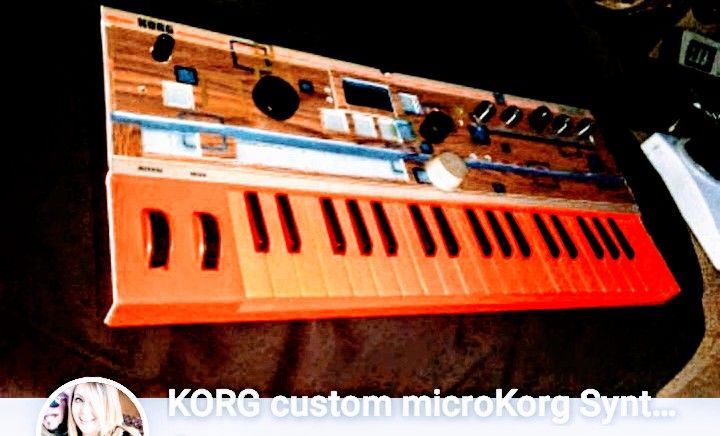 KORG Custome MicroKorg Synthisizer