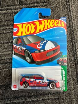 Hot Wheels Blue Honda Civic Custom – Brand New | Reverse Rake