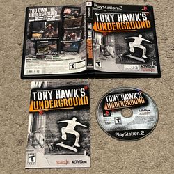 Tony Hawks Underground PlayStation 2 Game PS2 Complete CIB w/ Manual