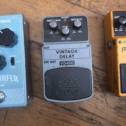 guitar pedals must take both