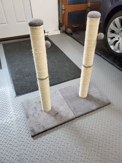 Cat scratching post - two