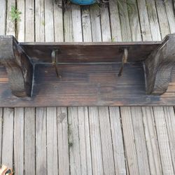Coat Rack Shelf  Vintage Very Nice Nd Good Condition