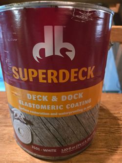 Deck and dock coating. 5 gallons