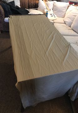 Matching fabric curtains - 4 total- 83x51