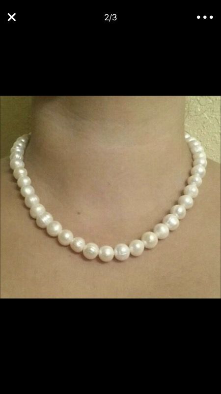 8-9mm real pearls set