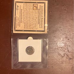 Rare Roman Coin With certificate Of Authenticity