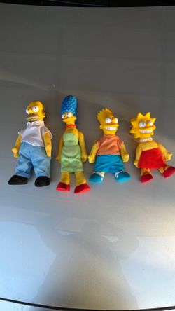 Simpsons family dolls