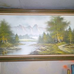 Original Oil Painting By Hamilton