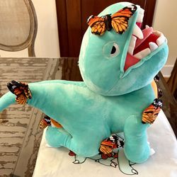 Elbo × felt Designer Plush Dinosaur – Rare 2021 – With Tags & Bag
