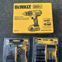 DeWalt Cordless Drill/Driver With Drill/screwdriver Bits