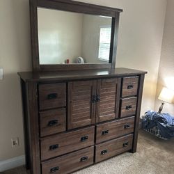 Dresser And Mirror