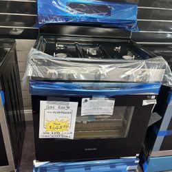 Gas Stove, Samsung Brand New Gas Range With Warranty