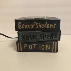 Scentsy Under My Spell Warmer Potion Book Of Shadows Basic Spells Book Stack