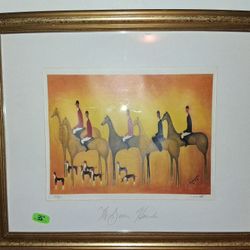 Vibtage Art Print. 22 X 18. Signed. 