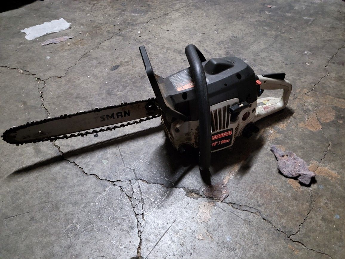 Craftsman 16" 36cc chainsaw for Sale in North Las Vegas, NV OfferUp
