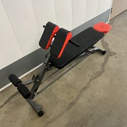Flat decline bench
