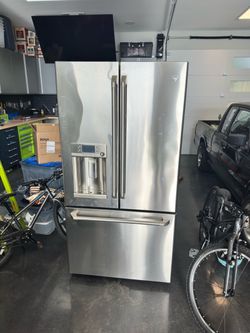 GE Café Stainless Steel French Door Refrigerator w/ Keurig
