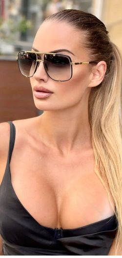 Dita Mach Five Authentic Gold Titanium Limited Edition Designer Luxury Sunglasses
