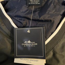 Navy Charles River Rain Jacket