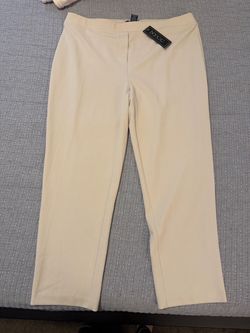 NYCC Cream Dress Pants with Tags XL