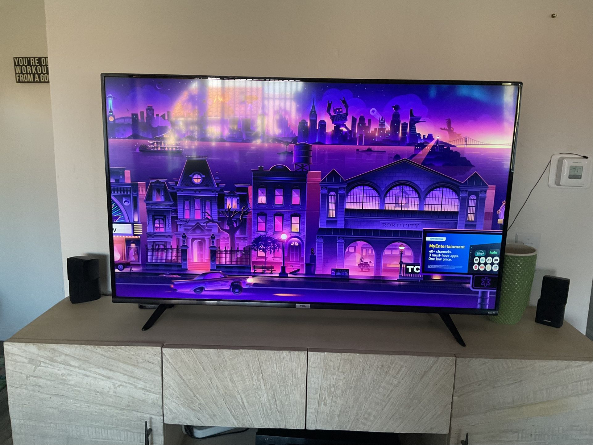 TCL ROKU TV 55 Inch. 2022 Purchase.