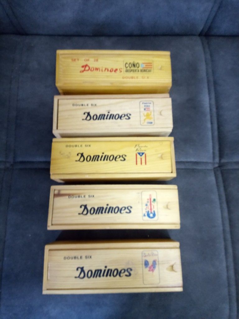 Puerto Rico Dominoes Five Sets $40 Firm