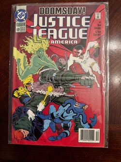 Justice League America 69 December 1992 Collectible DC Comics Doomsday