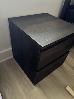 Dark brown night stand