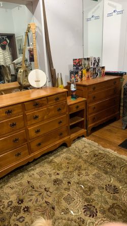 Solid Wood Dresser Set (price Drop) 