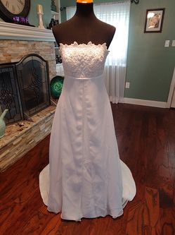 TB - Chiffon and Lace Wedding Gown