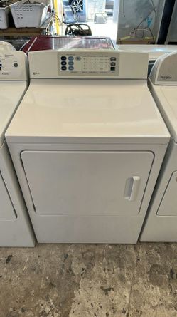 GE White 6.5 cu ft Electric Dryer