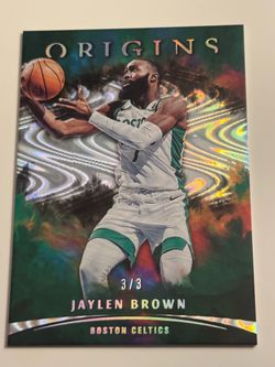 Jaylen Brown Panini Origins 3/3 Basketball Card