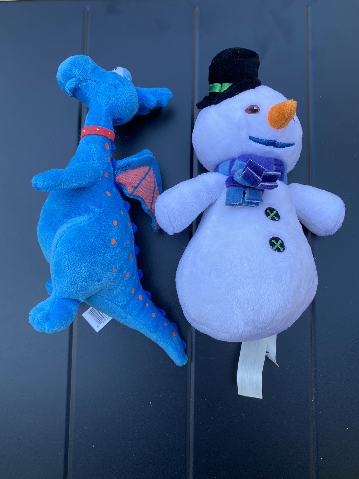 DISNEY DOC MCSTUFFINS STUFFY DRAGON CHILLY SNOWMAN PLUSH