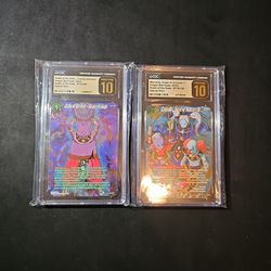 Two CGC 10s From Dragon Ball Super Card Game 