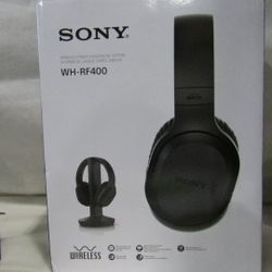 Sony - WHRF400 RF Wireless Headphones - Black