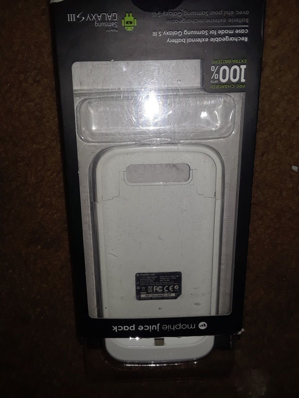 Morphie Samsung galaxy 3 battery pack