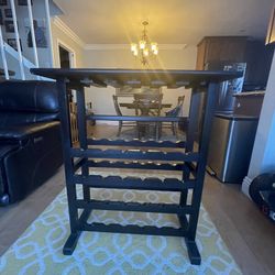Bar/wine Rack with Glass Holder 