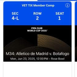Atletico De Madrid Vs Botafogo