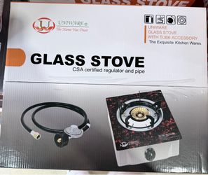 Glass Stove for propane (single)