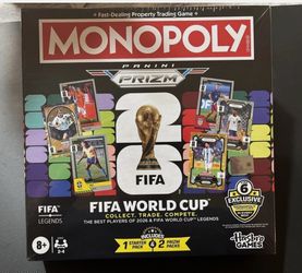 Monopoly FIFA 2026 World Cup board