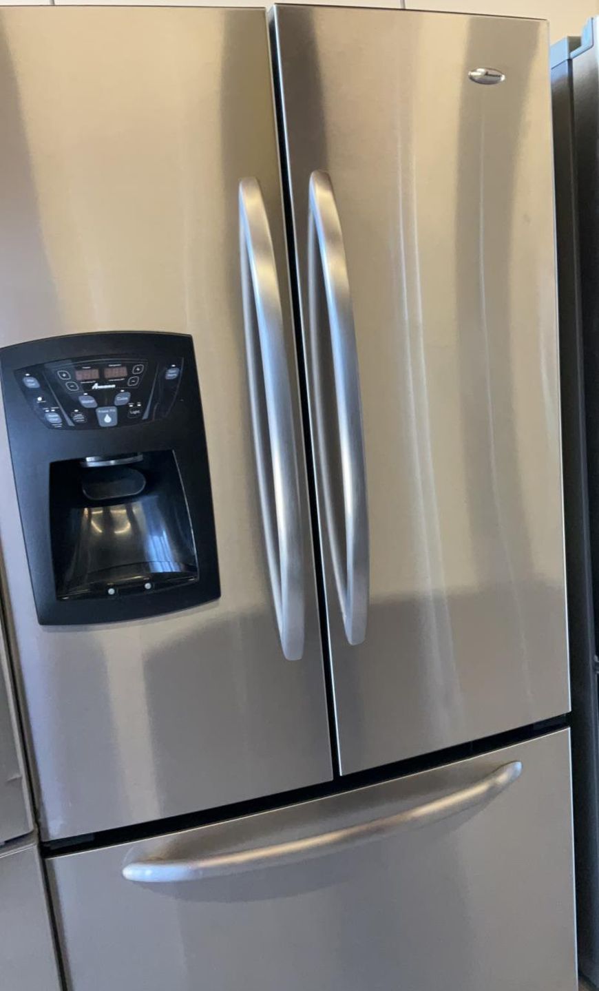 Amana 3-Door Stainless Steel Refrigerator
