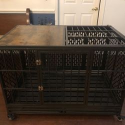Extra Large Heavy Duty Dog Crate with Wheels- Brand New